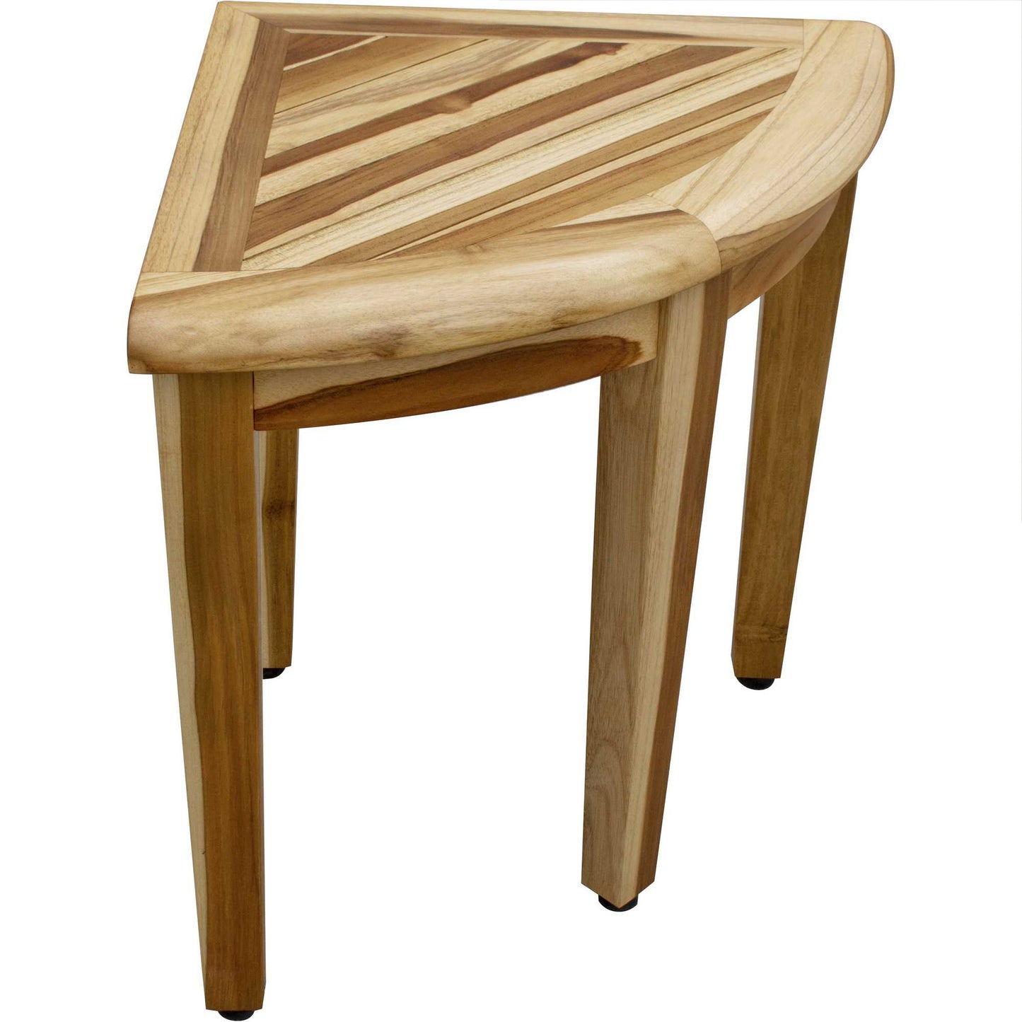 23" Natural Teak Corner Shower Bench - Loft&Timber