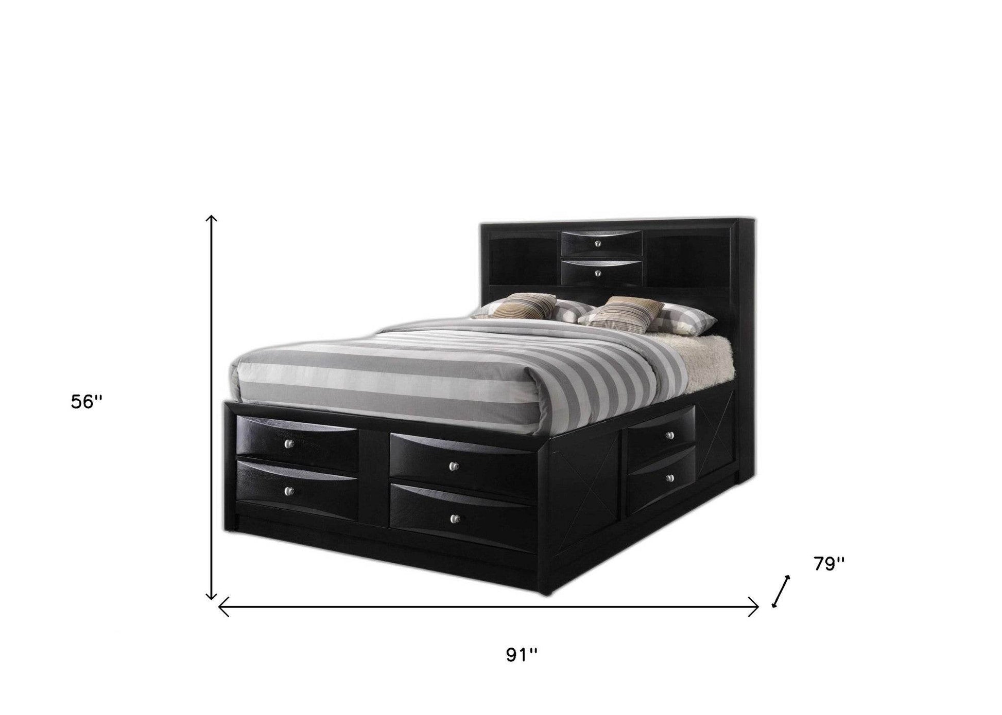 Black Bed Frame - Loft&Timber