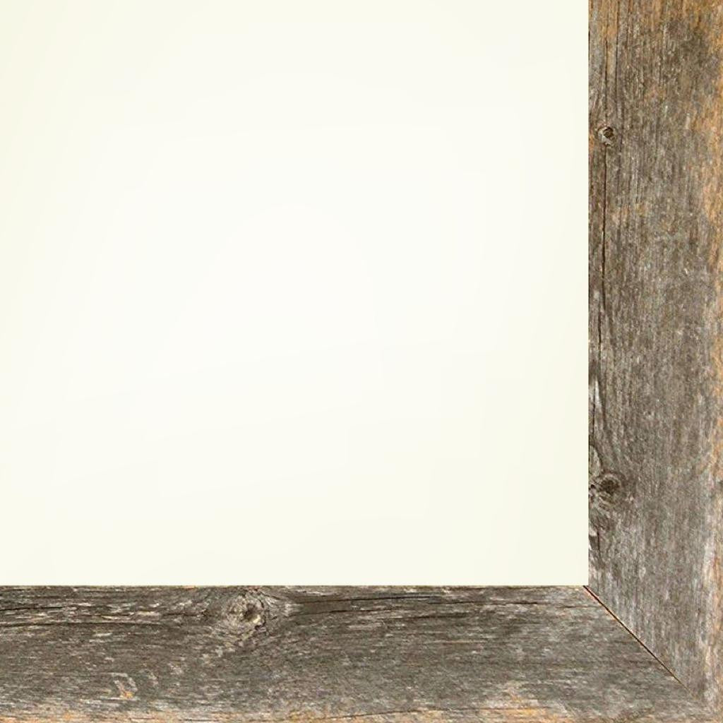 4" x 4" Gray Solid Wood Tabletop Picture Frame - Loft&Timber