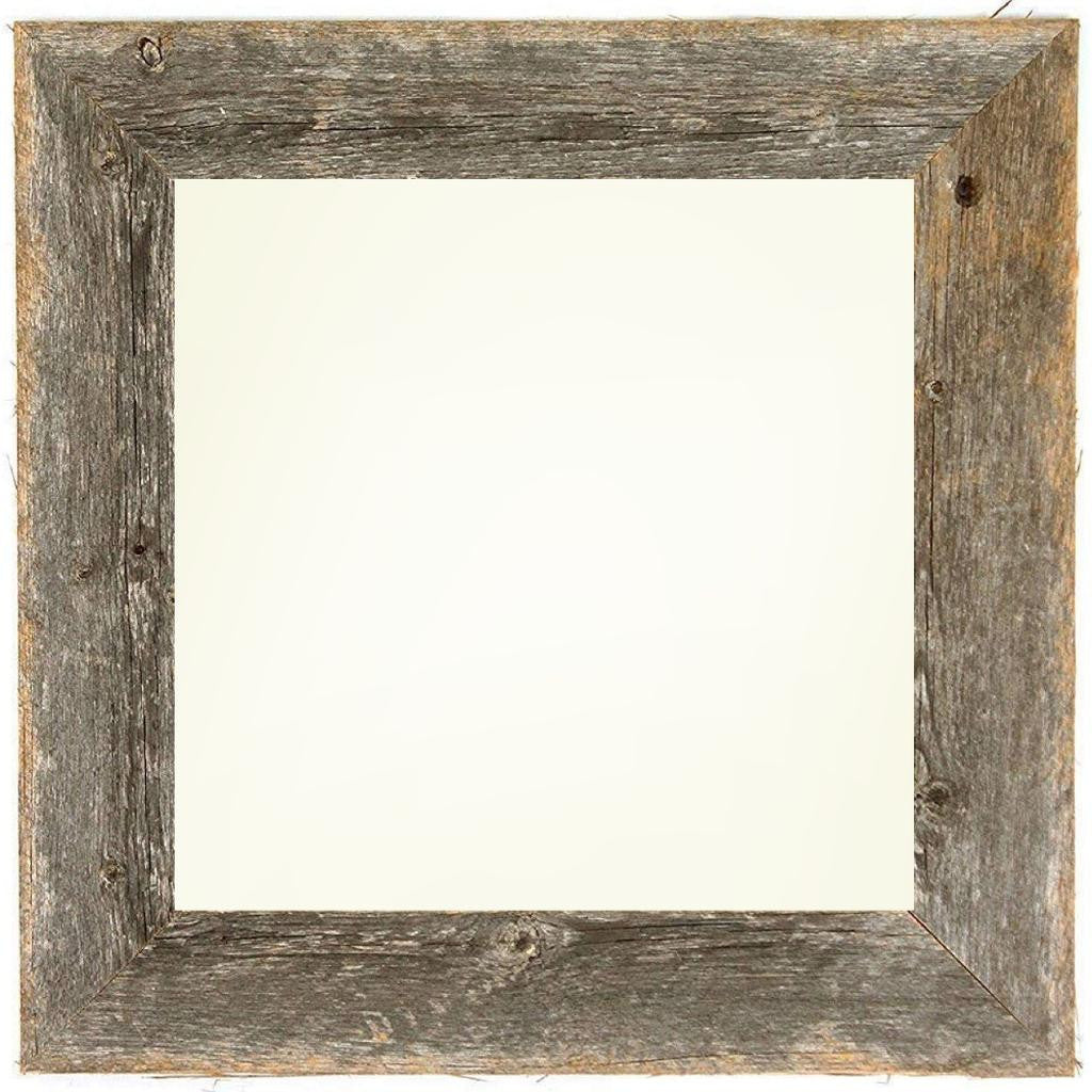 4" x 4" Gray Solid Wood Tabletop Picture Frame - Loft&Timber