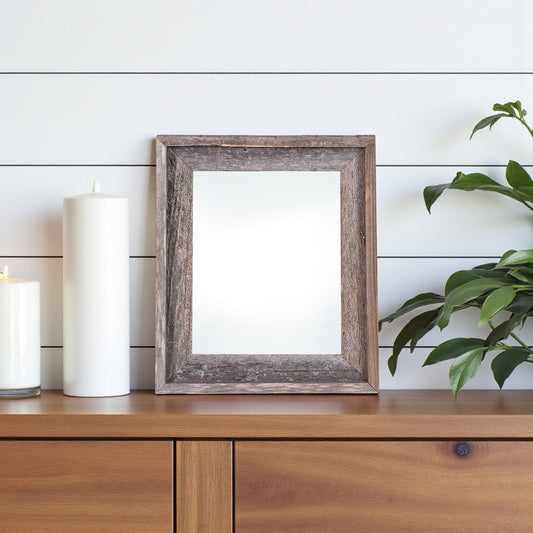 4" x 6" Gray Solid Wood Tabletop Picture Frame - Loft&Timber