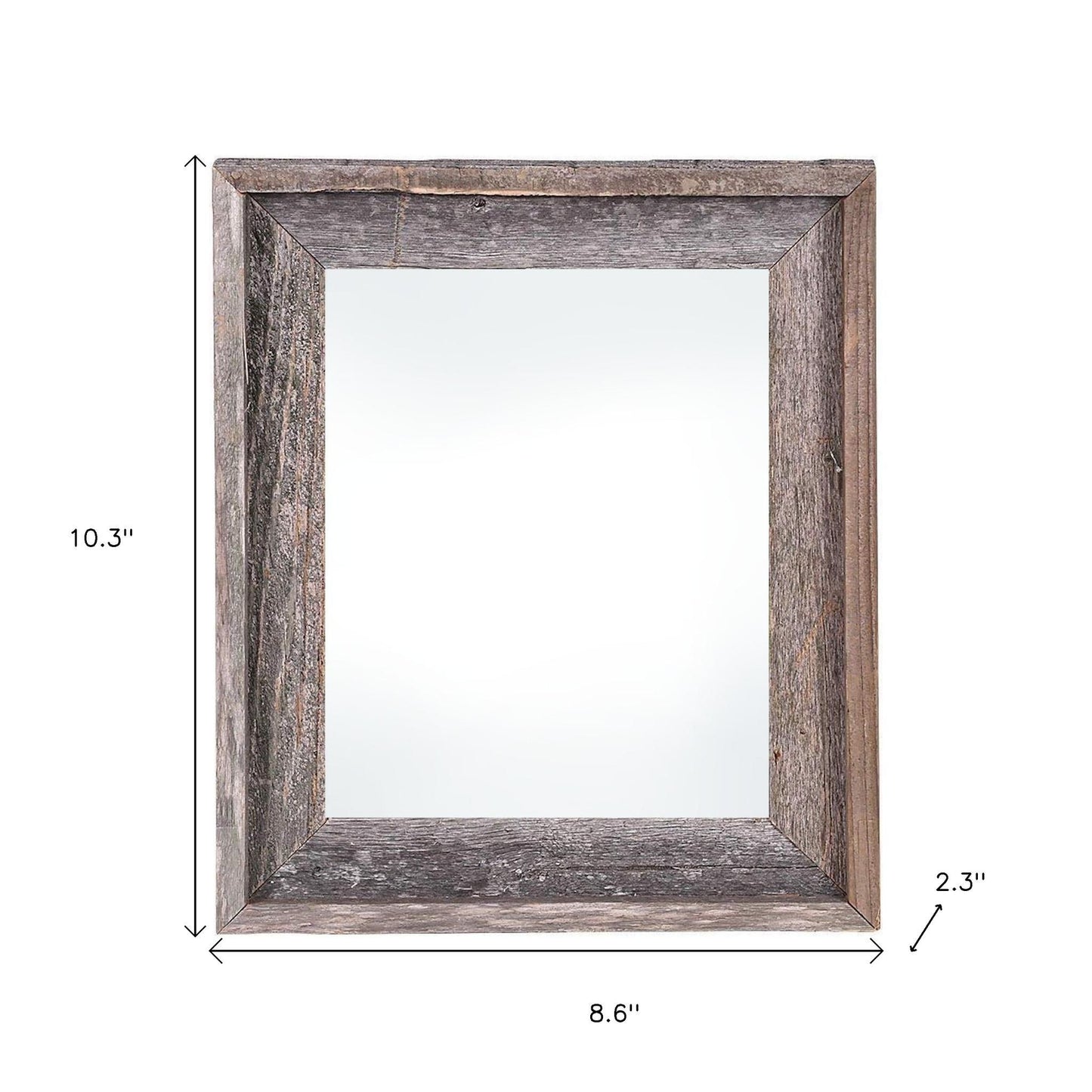 5" x 7" Gray Solid Wood Tabletop Picture Frame - Loft&Timber