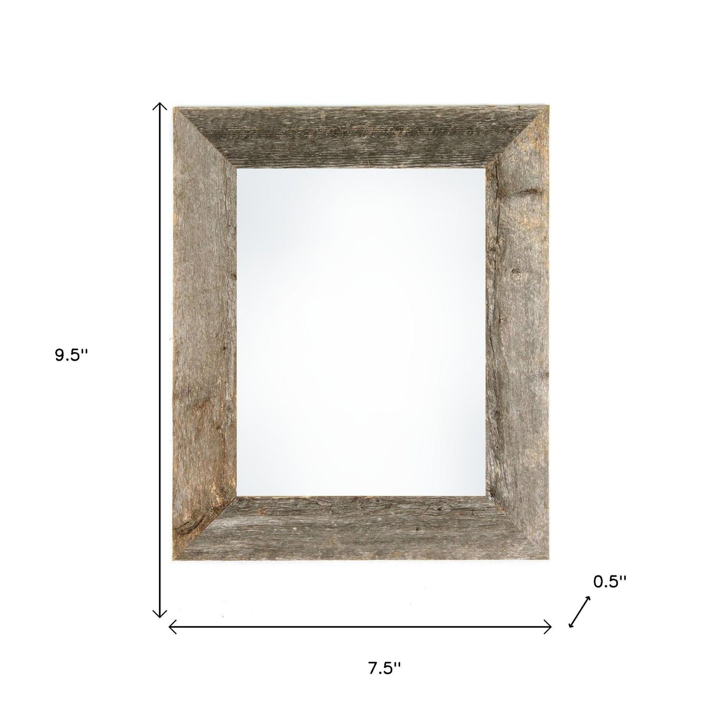 5" x 7" Gray Solid Wood Tabletop Picture Frame - Loft&Timber