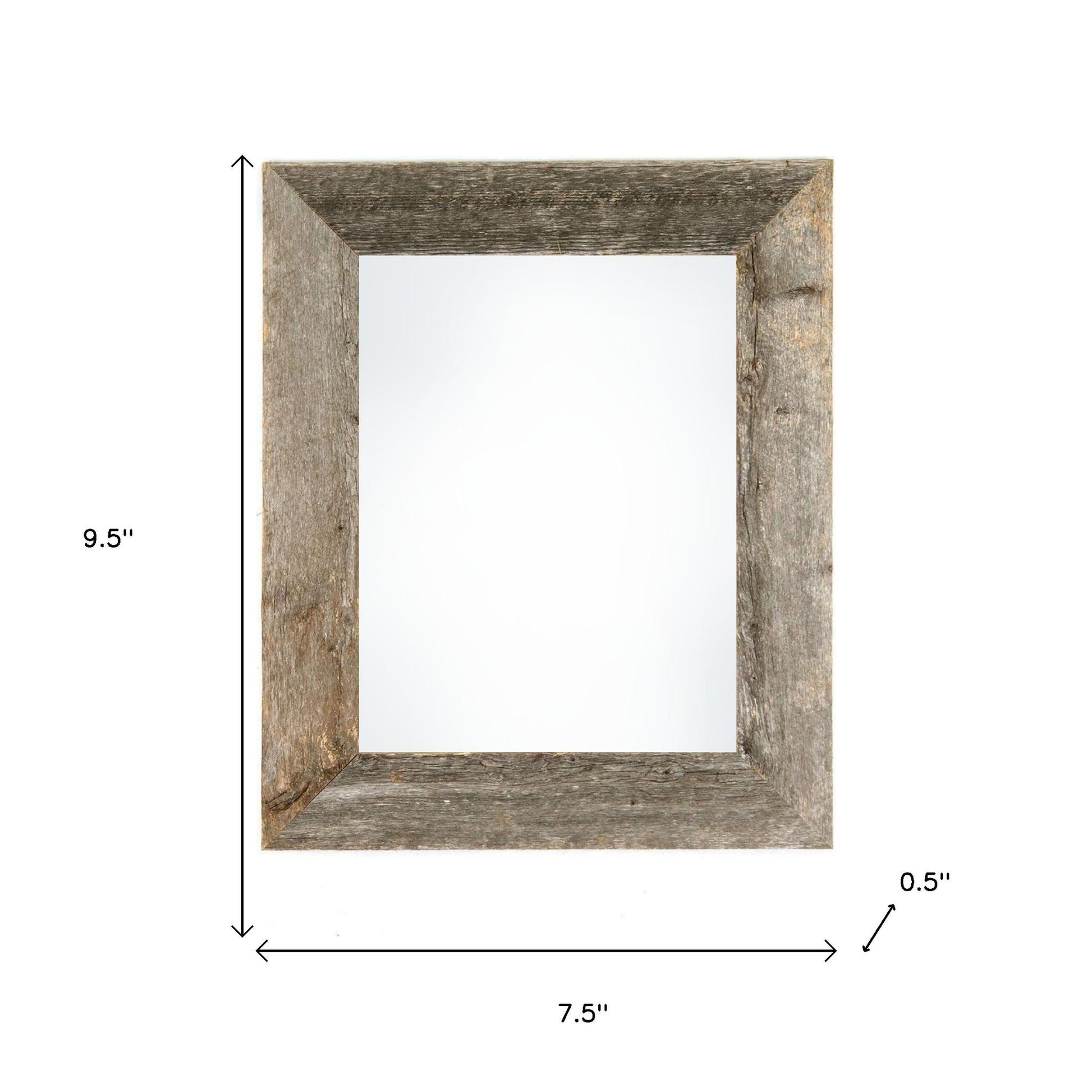 5" x 7" Gray Solid Wood Tabletop Picture Frame - Loft&Timber