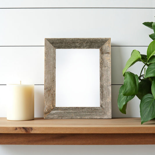 5" x 7" Gray Solid Wood Tabletop Picture Frame - Loft&Timber