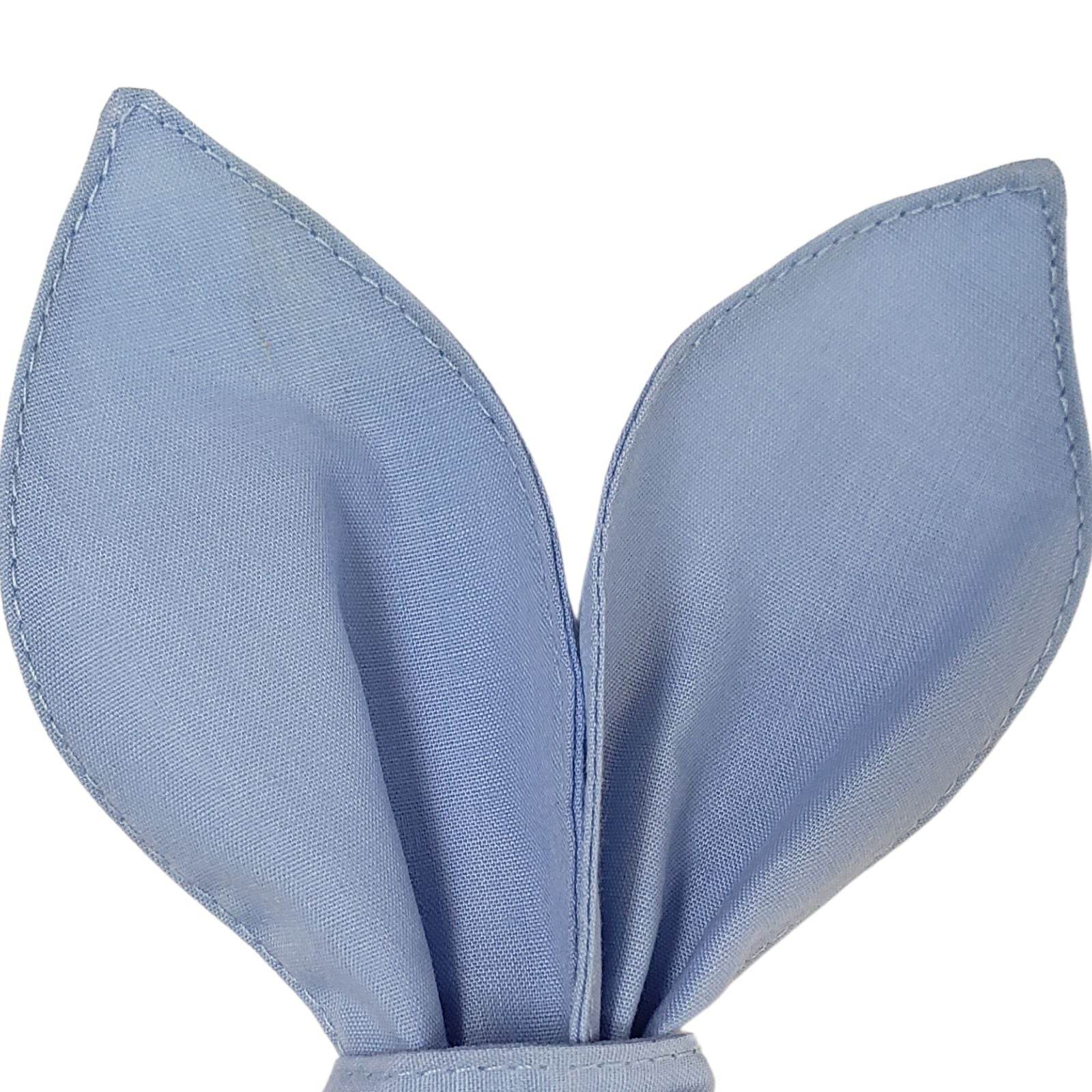 Maison Charlo | Easter Set of 4 Blue Sky Bunny Ears Napkin Rings | Dining Table Decor - Loft&Timber