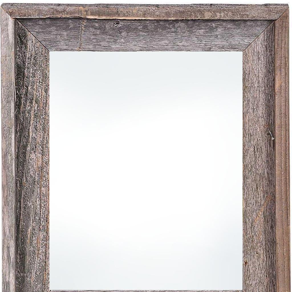 18" x 24" Gray Solid Wood Hanging Picture Frame - Loft&Timber