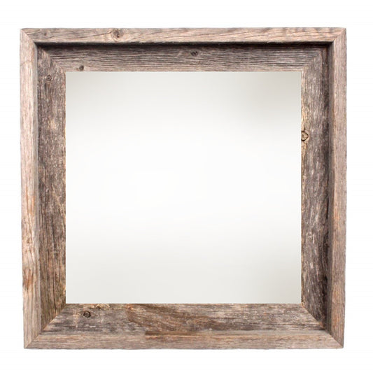 12" x 12" Gray Solid Wood Tabletop Picture Frame - Loft&Timber