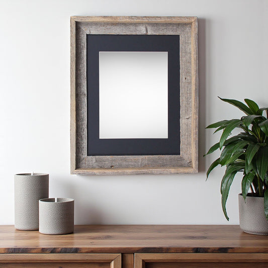 16" x 20" Black Solid Wood Hanging Picture Frame - Loft&Timber