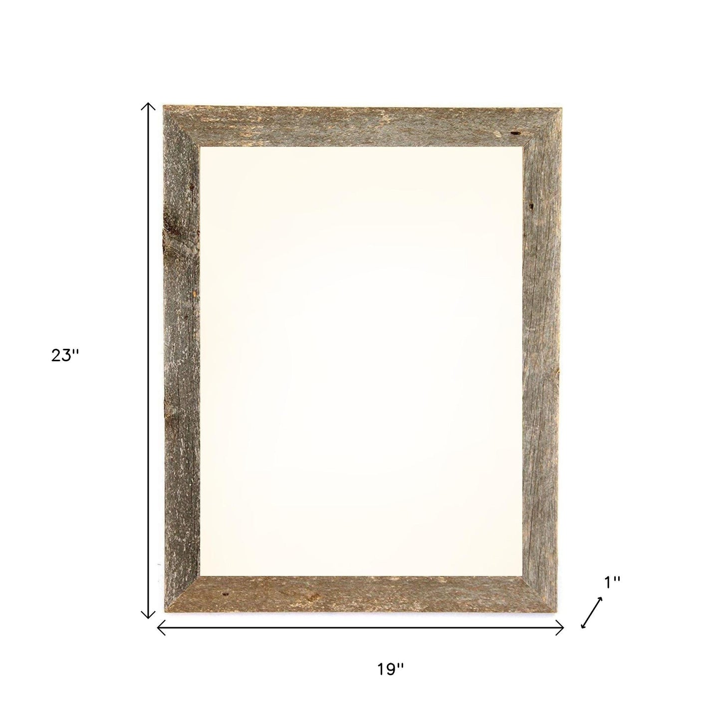 16" x 20" Gray Solid Wood Hanging Picture Frame - Loft&Timber