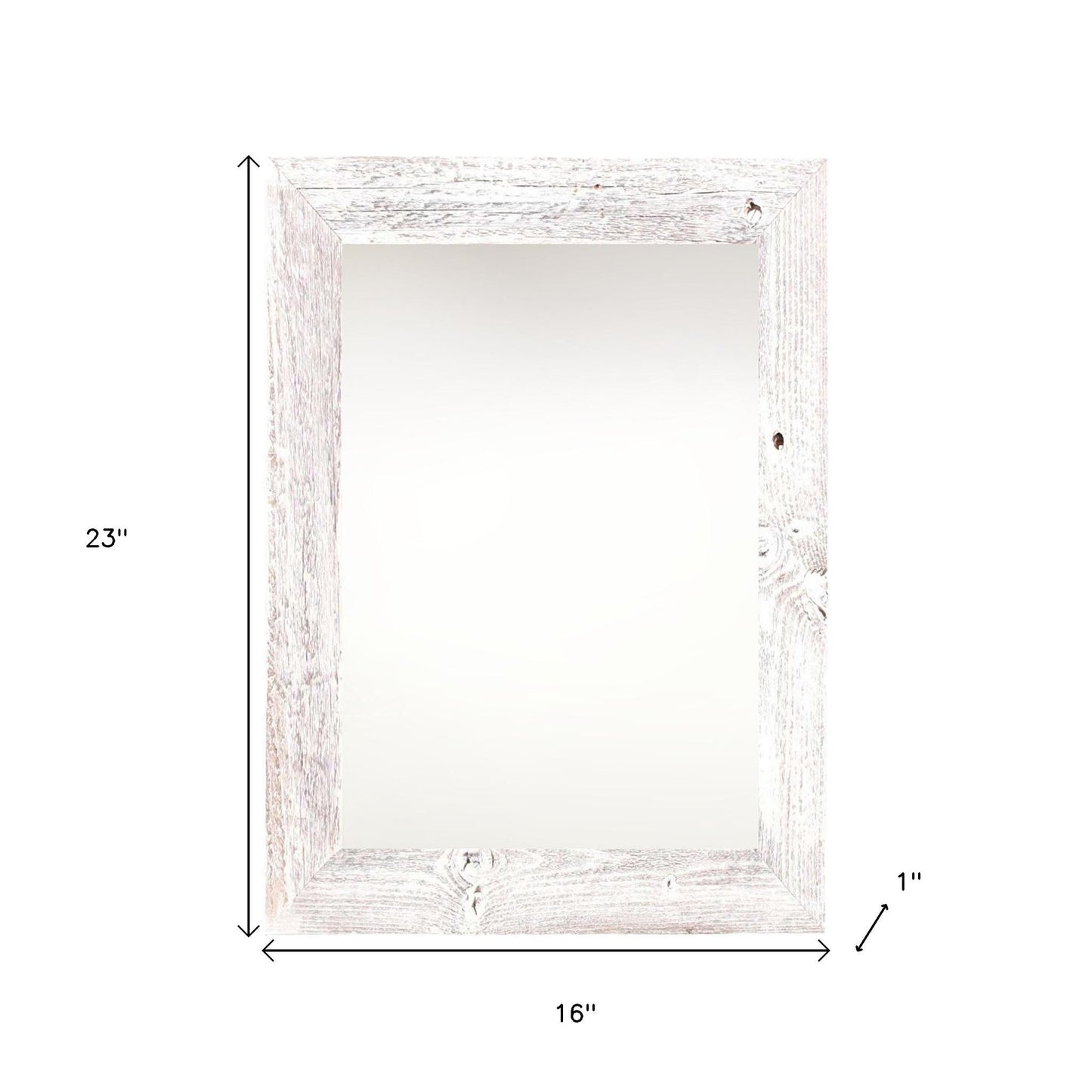 11" x 17" White Solid Wood Hanging Picture Frame - Loft&Timber