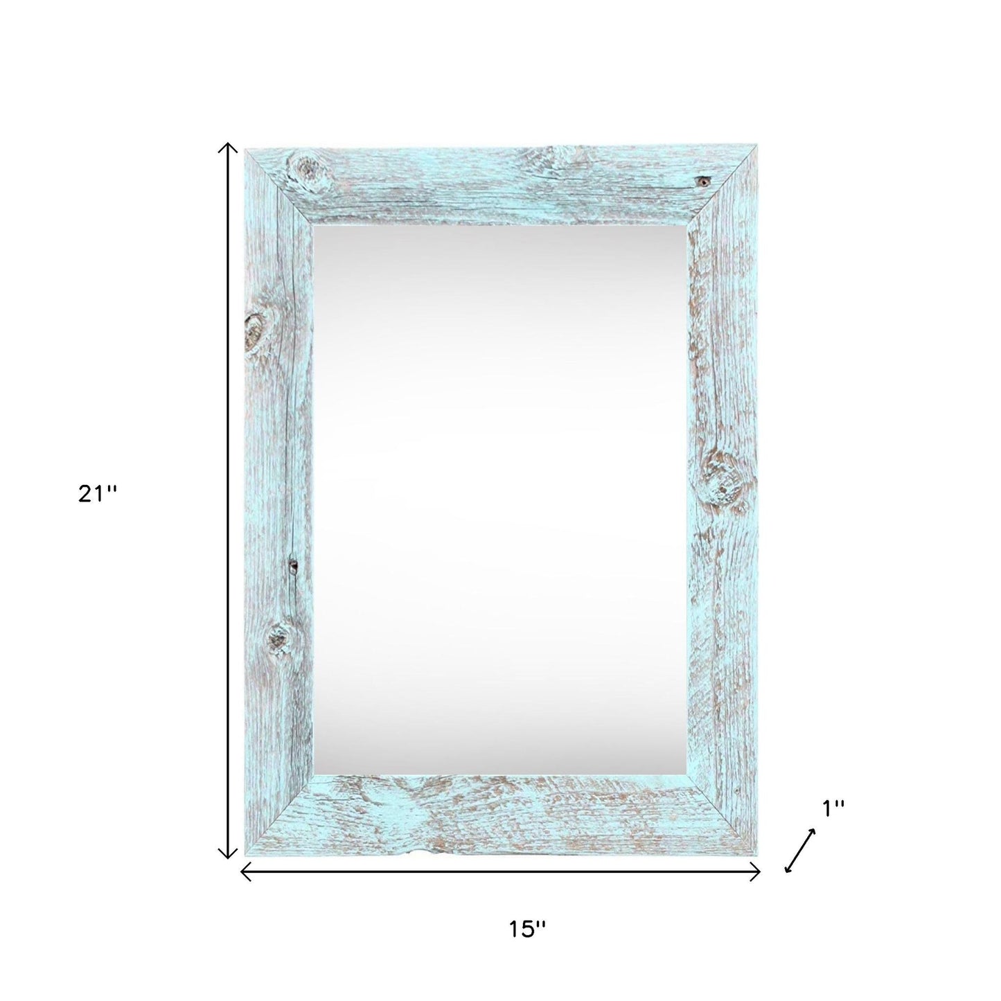 11" x 17" Blue Solid Wood Hanging Picture Frame - Loft&Timber
