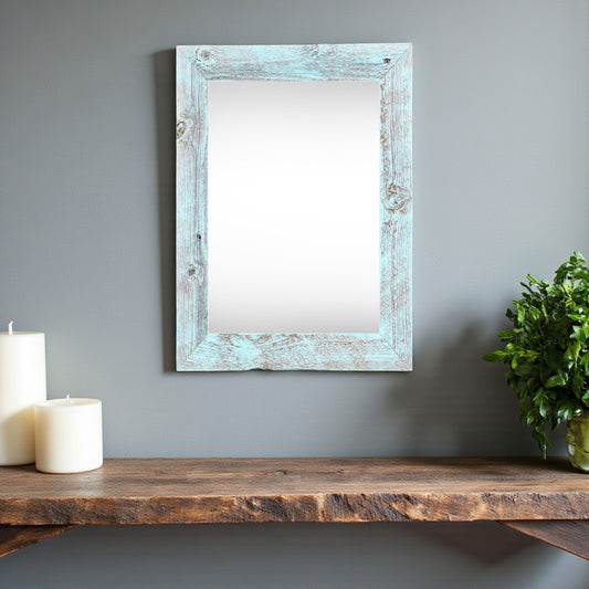 11" x 17" Blue Solid Wood Hanging Picture Frame - Loft&Timber