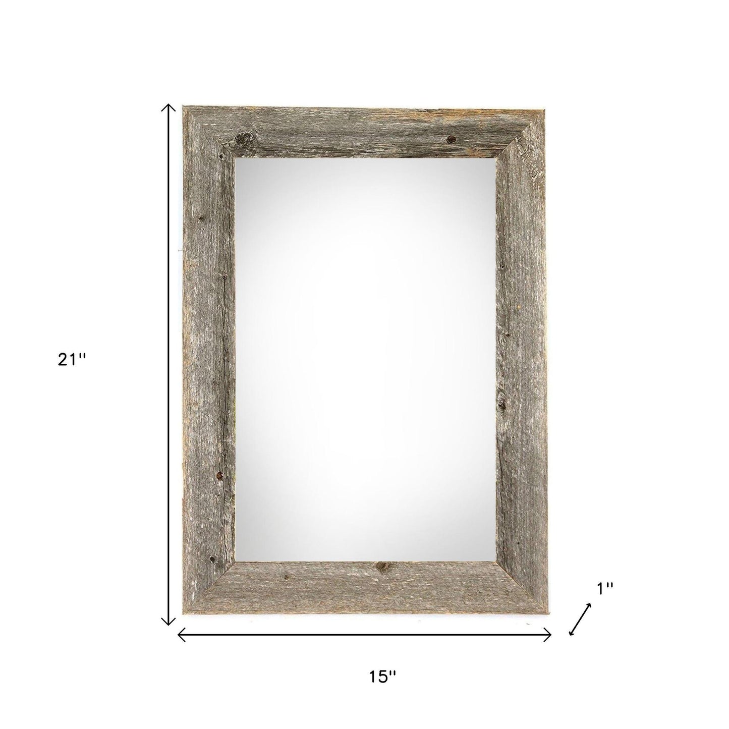11" x 17" Gray Solid Wood Hanging Picture Frame - Loft&Timber