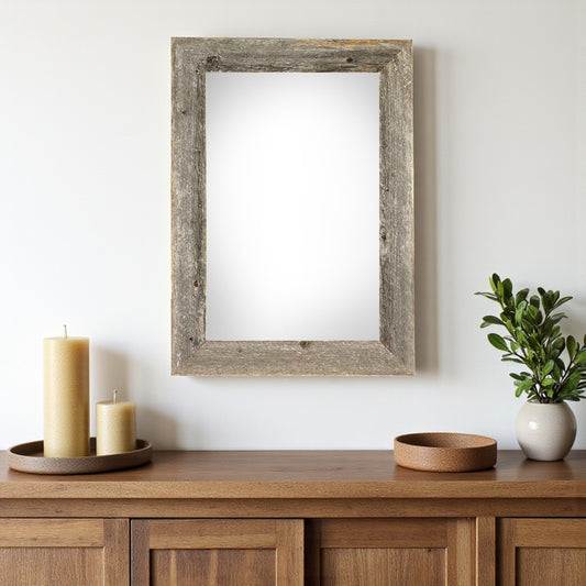 11" x 17" Gray Solid Wood Hanging Picture Frame - Loft&Timber