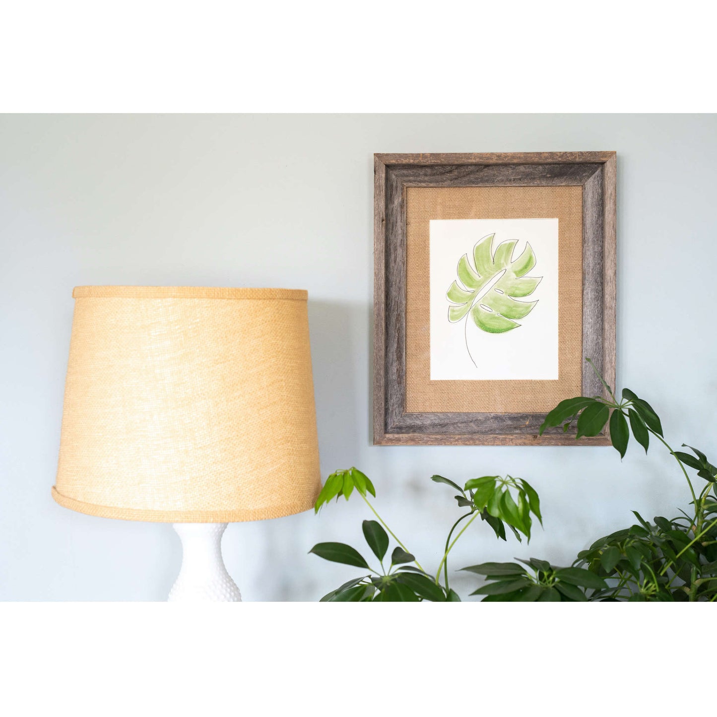 11" x 14" Brown Solid Wood Hanging Picture Frame - Loft&Timber