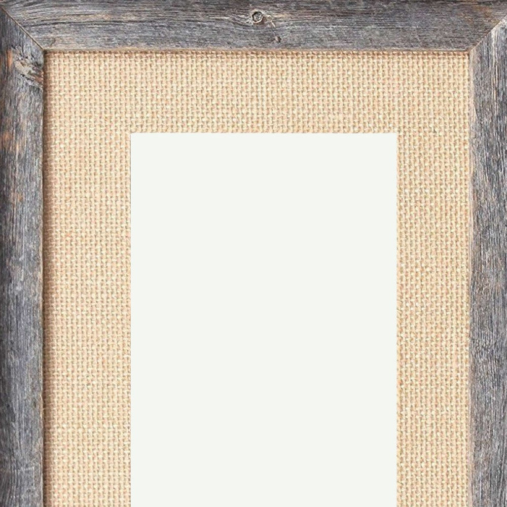 11" x 14" Brown Solid Wood Hanging Picture Frame - Loft&Timber