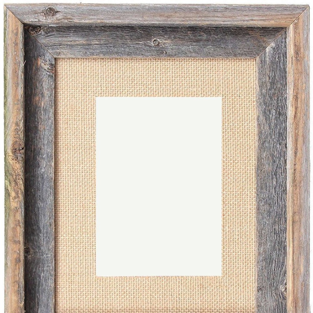 11" x 14" Brown Solid Wood Hanging Picture Frame - Loft&Timber