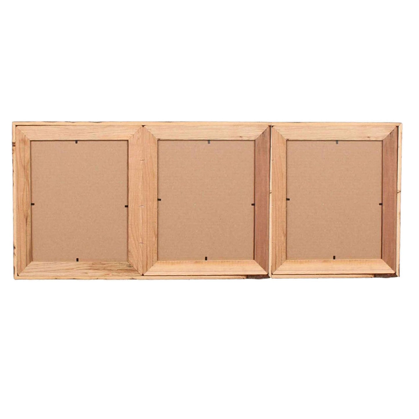 5" x 7" Gray Solid Wood Hanging Picture Frame with Mat - Loft&Timber