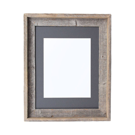 11" x 14" Gray Solid Wood Hanging Picture Frame - Loft&Timber
