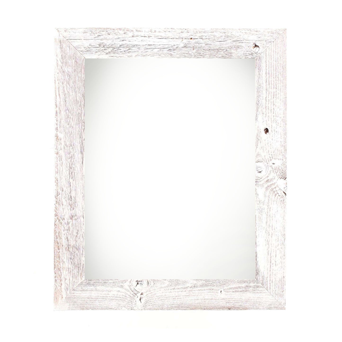 11" x 14" White Solid Wood Hanging Picture Frame - Loft&Timber