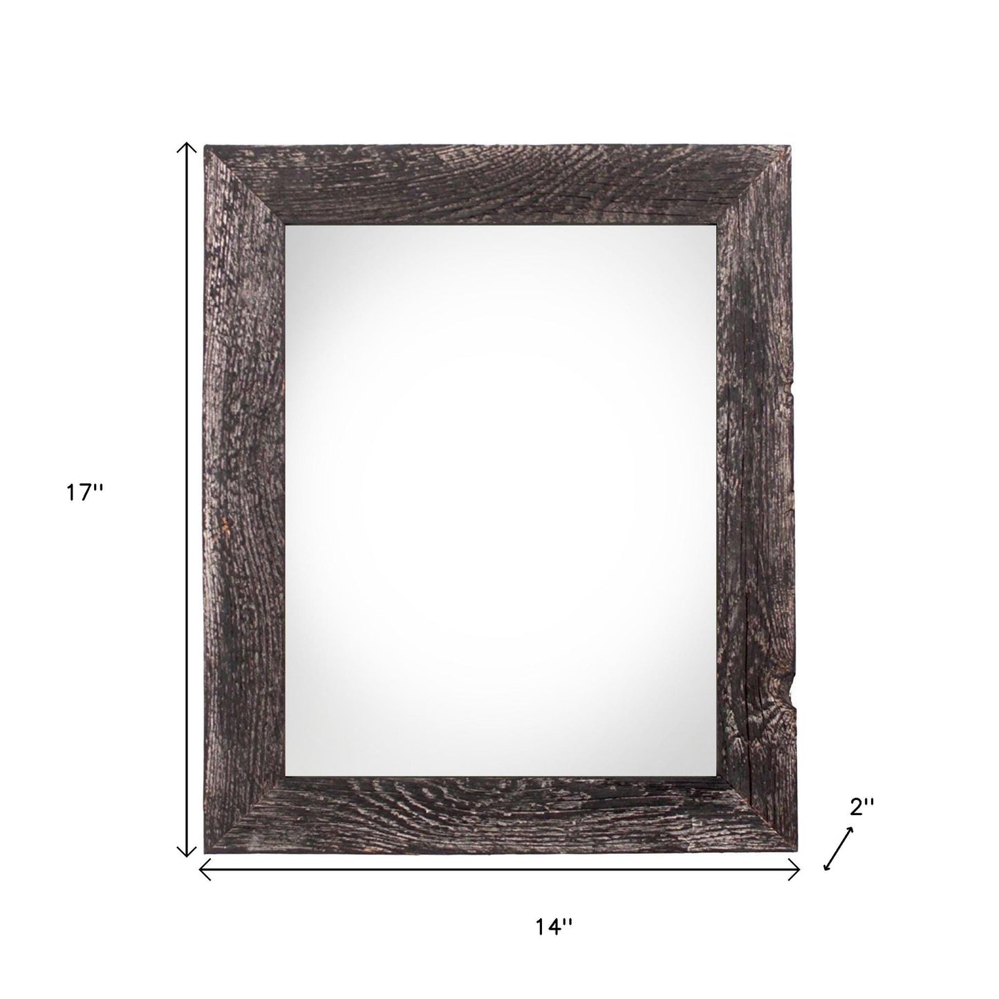 11" x 14" Black Solid Wood Hanging Picture Frame - Loft&Timber