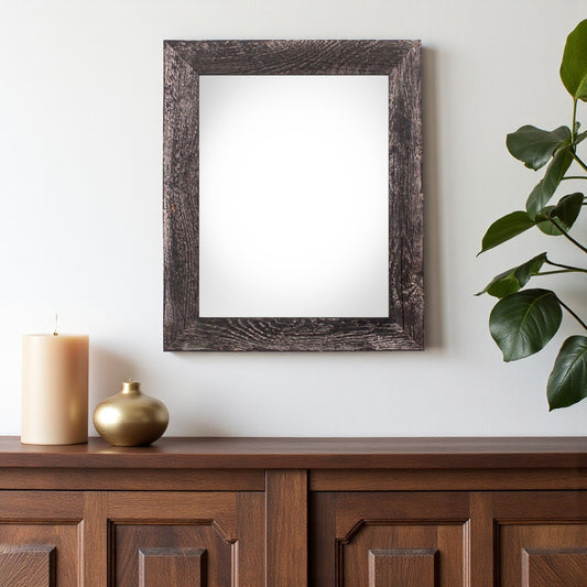 11" x 14" Black Solid Wood Hanging Picture Frame - Loft&Timber