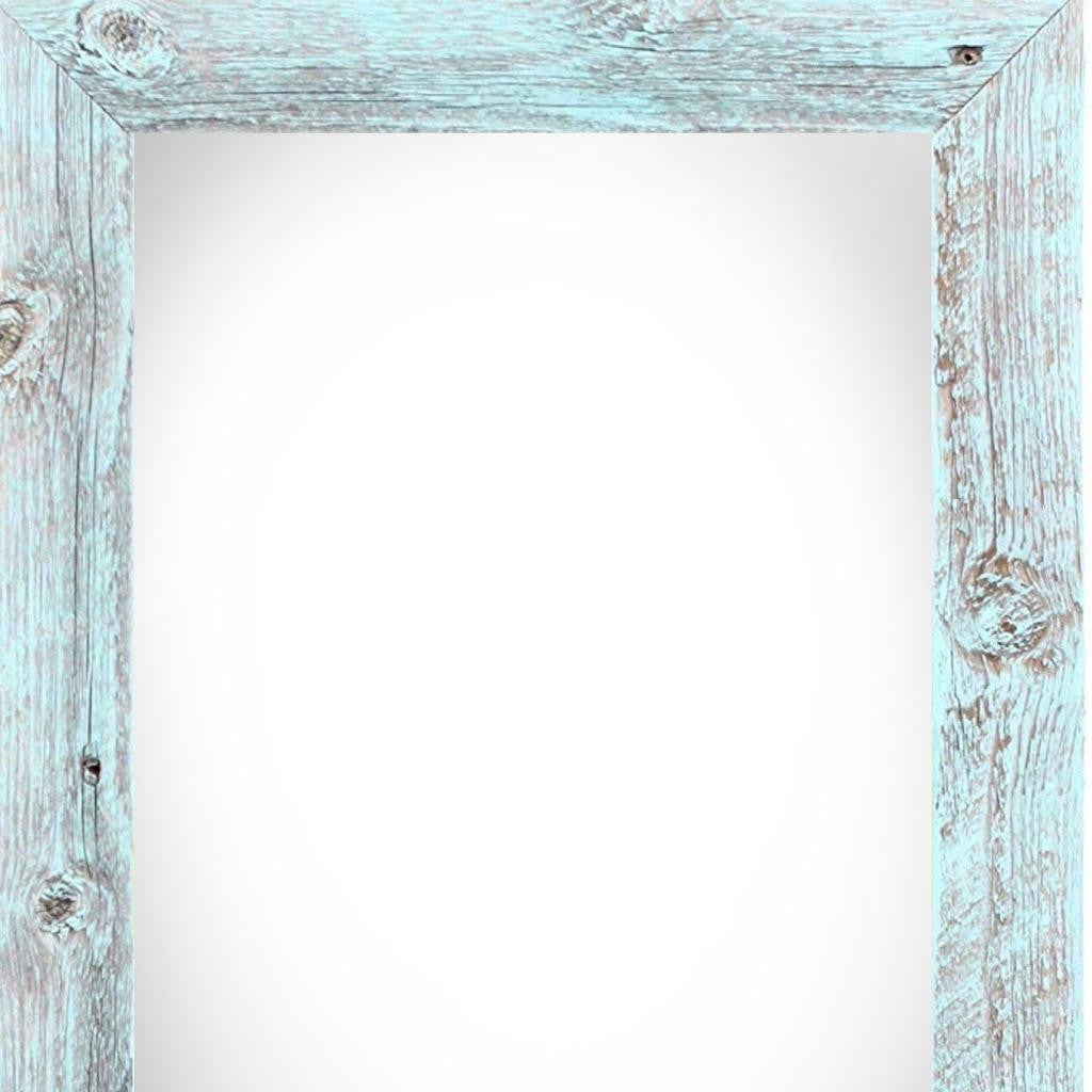 11" x 14" Blue Solid Wood Hanging Picture Frame - Loft&Timber