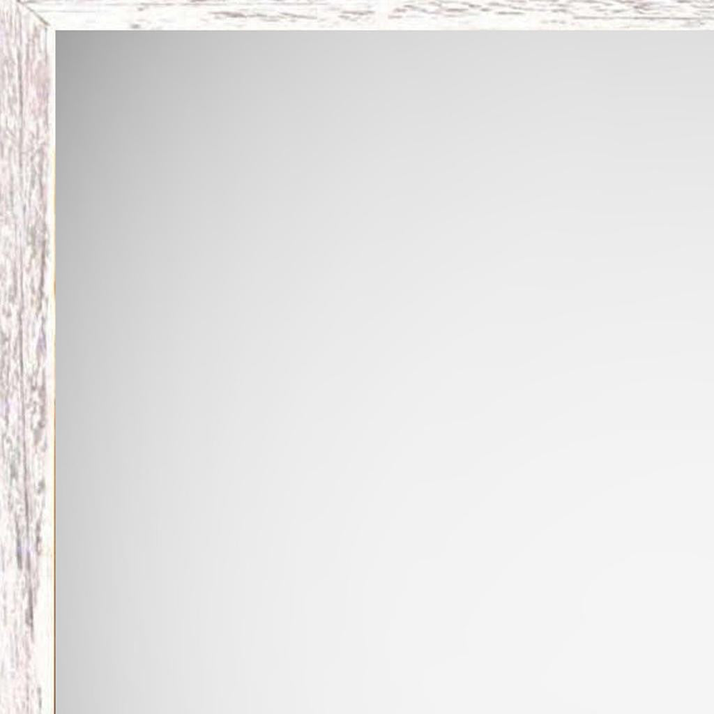 10" x 10" White Solid Wood Hanging Picture Frame - Loft&Timber