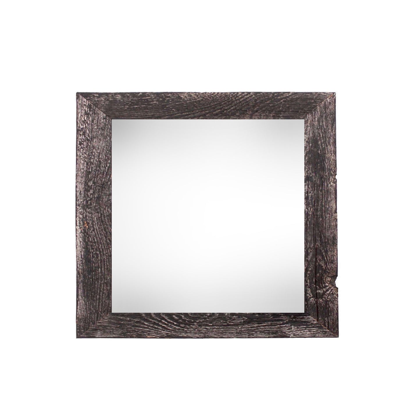 10" x 10" Black Solid Wood Hanging Picture Frame - Loft&Timber