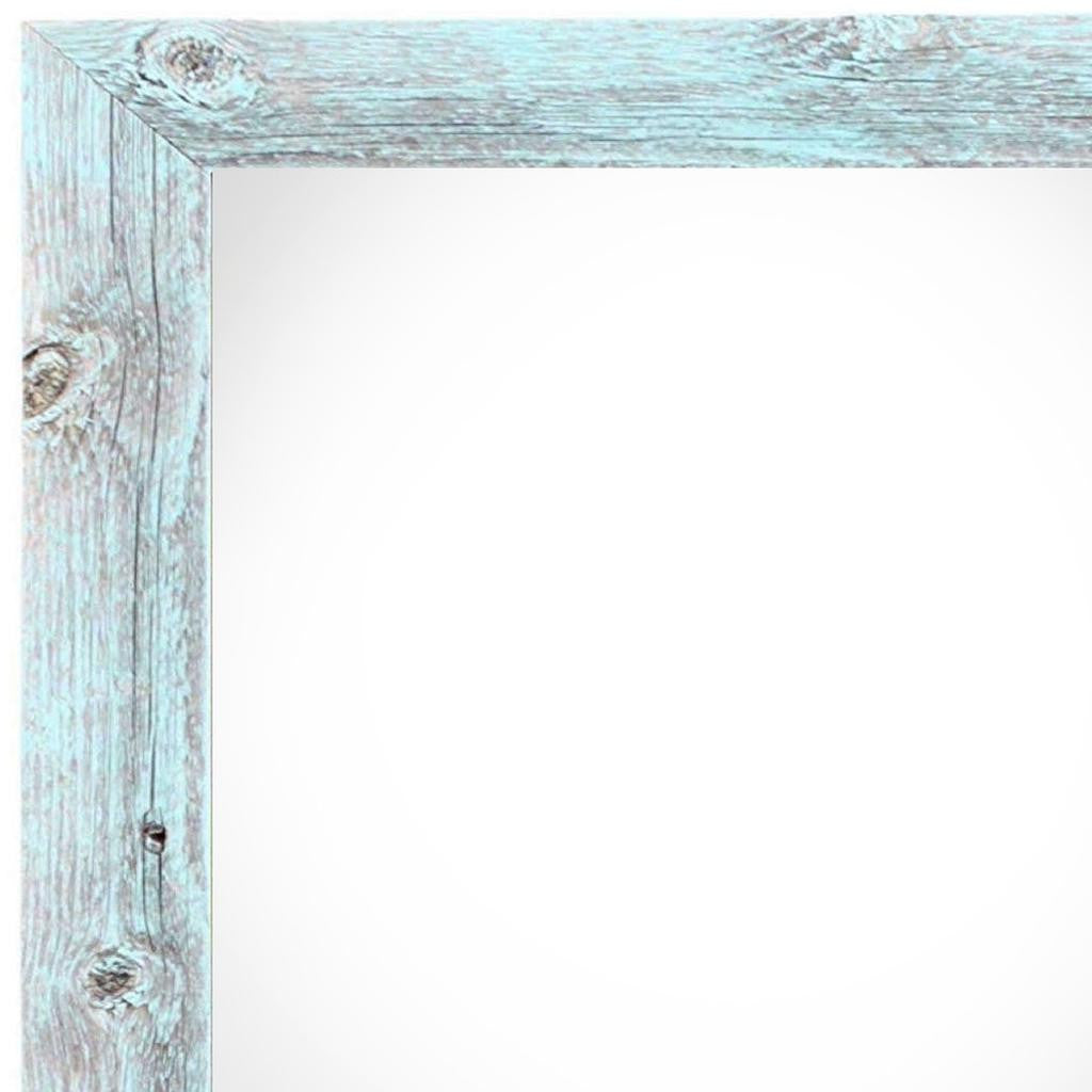 10" x 10" Blue Solid Wood Hanging Picture Frame - Loft&Timber