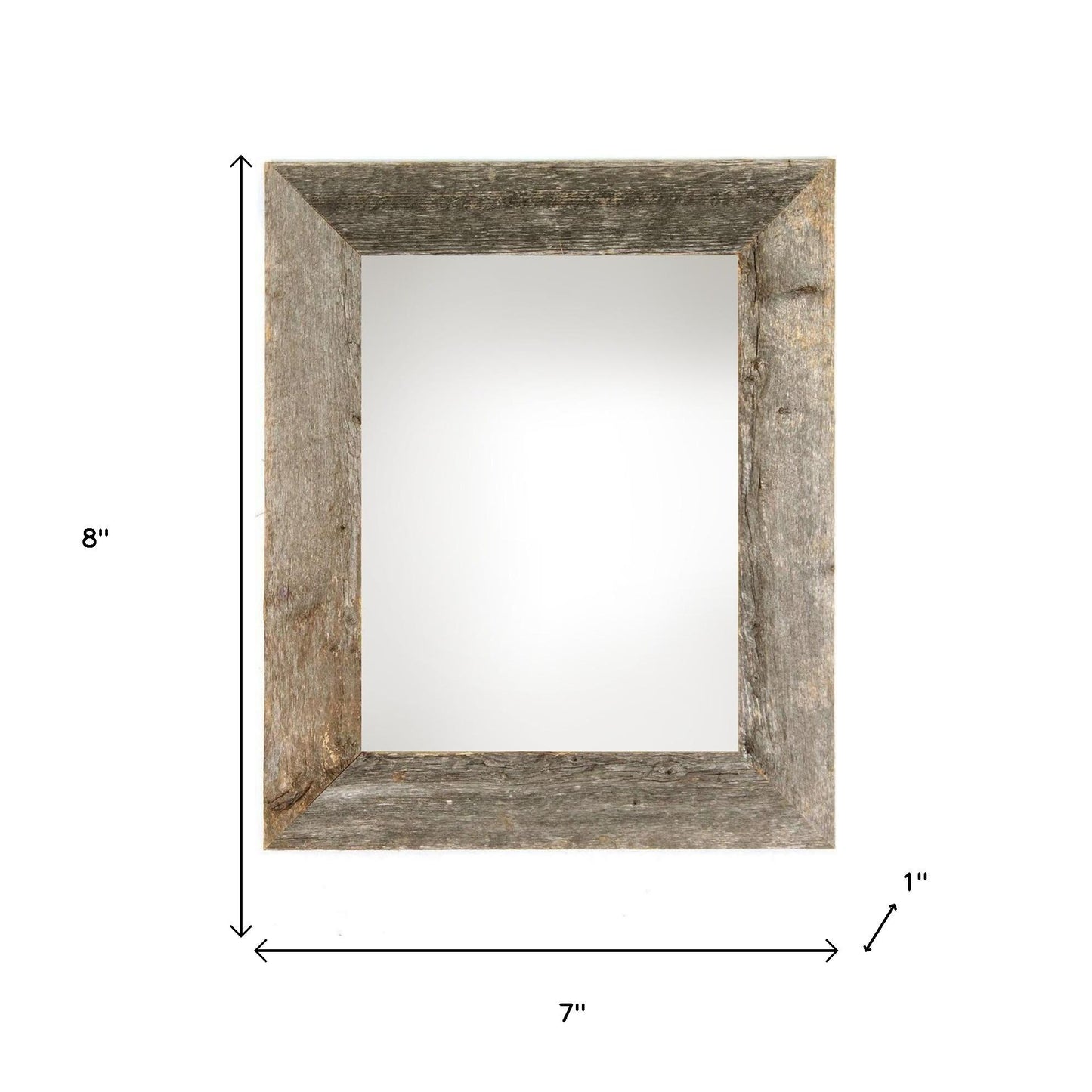 4" x 6" Gray Solid Wood Tabletop Picture Frame - Loft&Timber