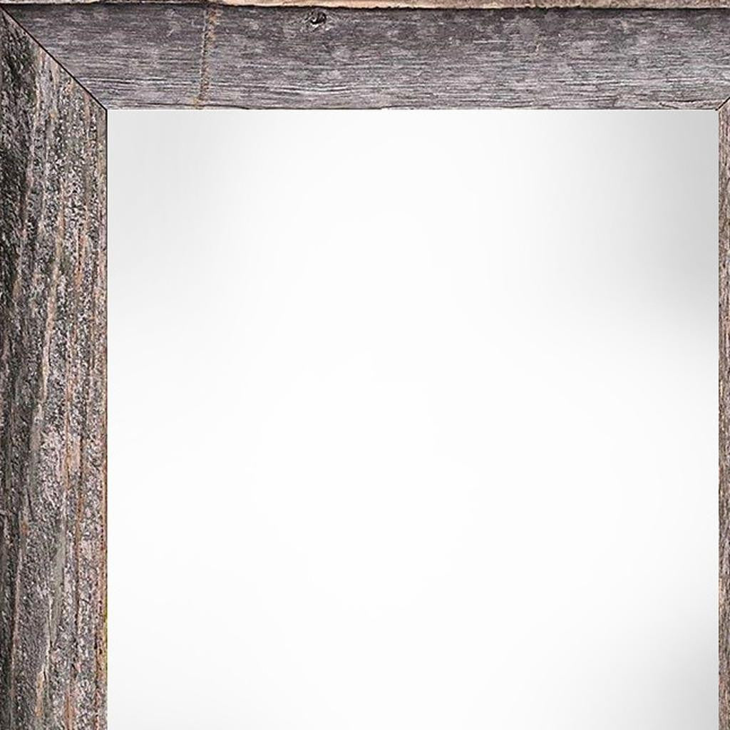 24" x 30" Gray Solid Wood Hanging Picture Frame - Loft&Timber