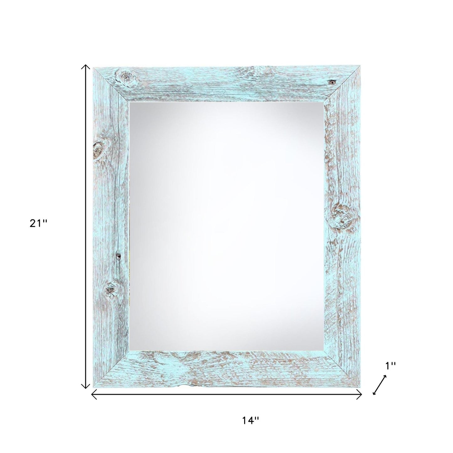 12" x 18" Blue Solid Wood Hanging Picture Frame - Loft&Timber