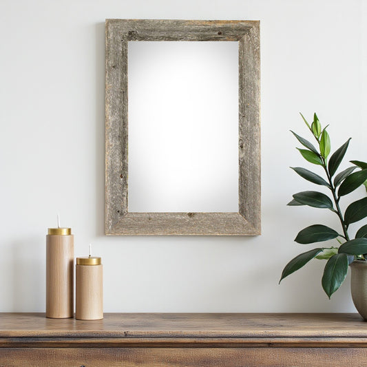 12" x 18" Gray Solid Wood Hanging Picture Frame - Loft&Timber