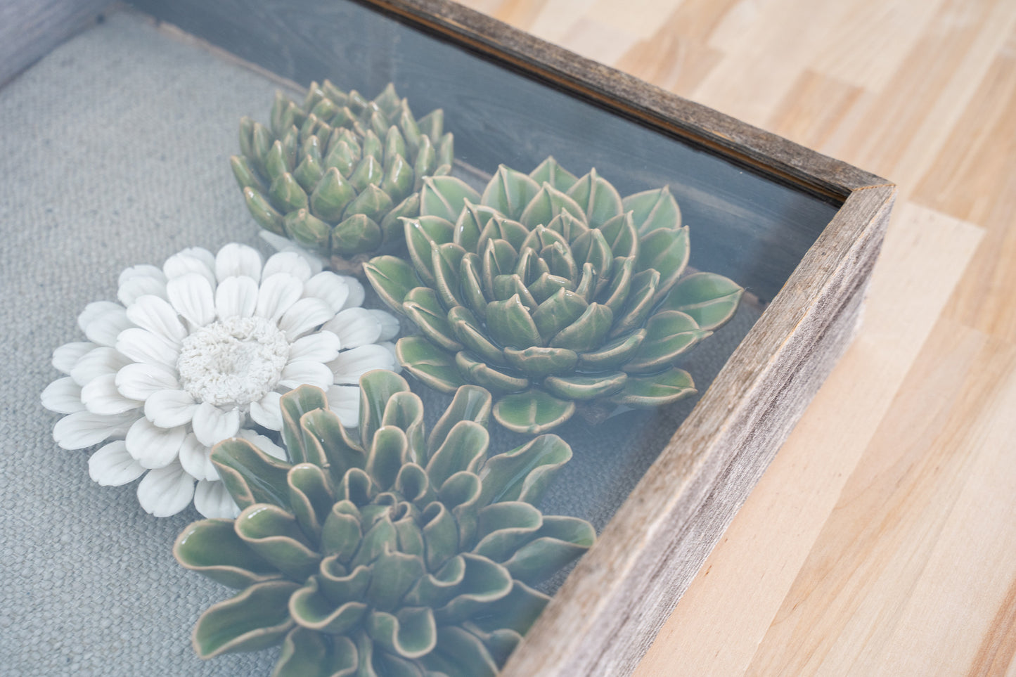 11" x 14" Gray Solid Wood Hanging Picture Frame - Loft&Timber