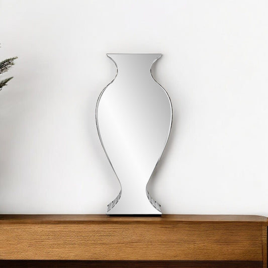 28" Clear Crystal Glass Table Vase - Loft&Timber