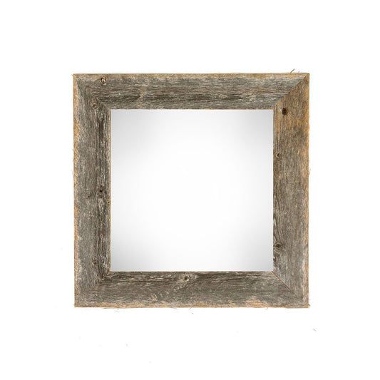 10" x 10" Gray Solid Wood Hanging Picture Frame - Loft&Timber
