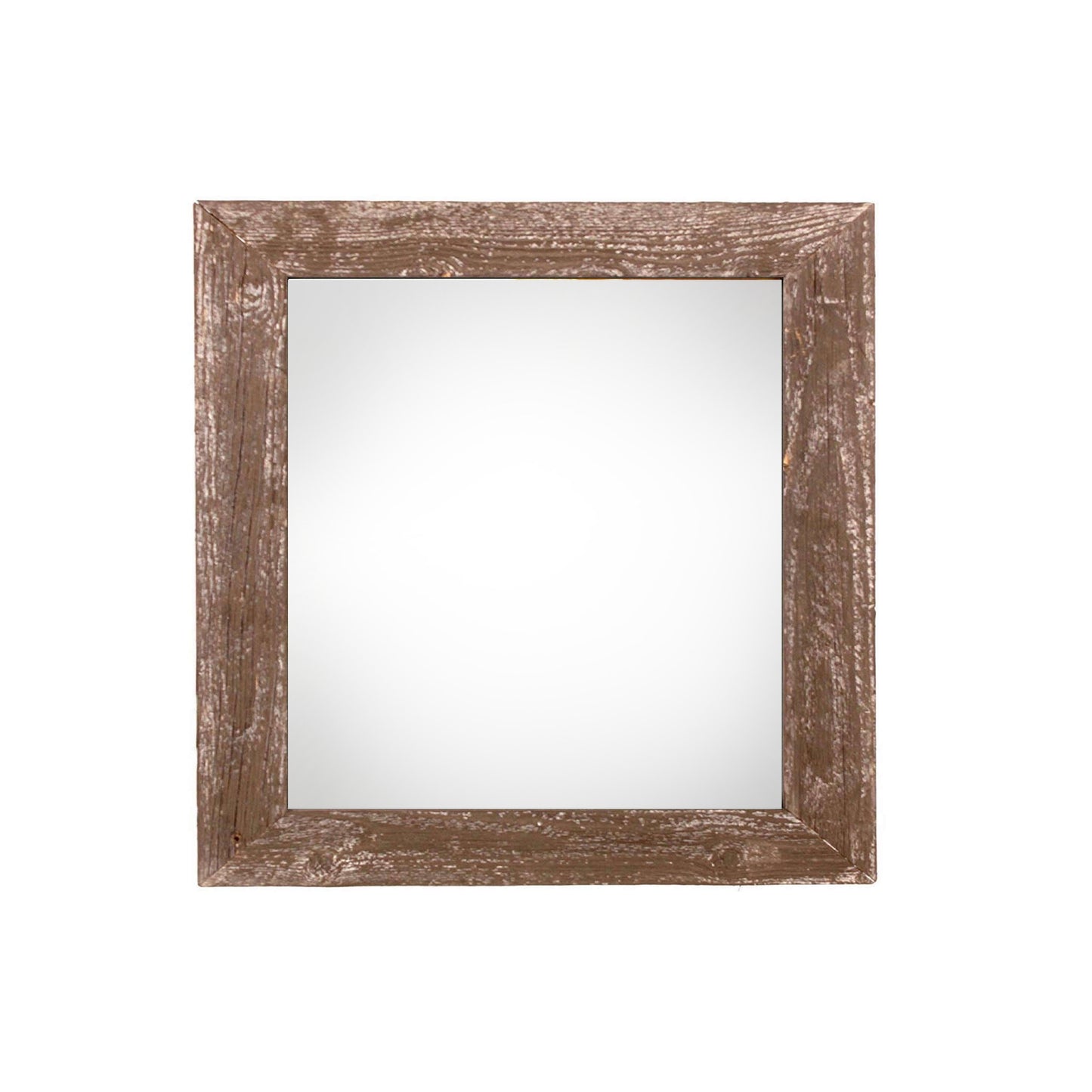 10" x 10" Brown Solid Wood Hanging Picture Frame - Loft&Timber