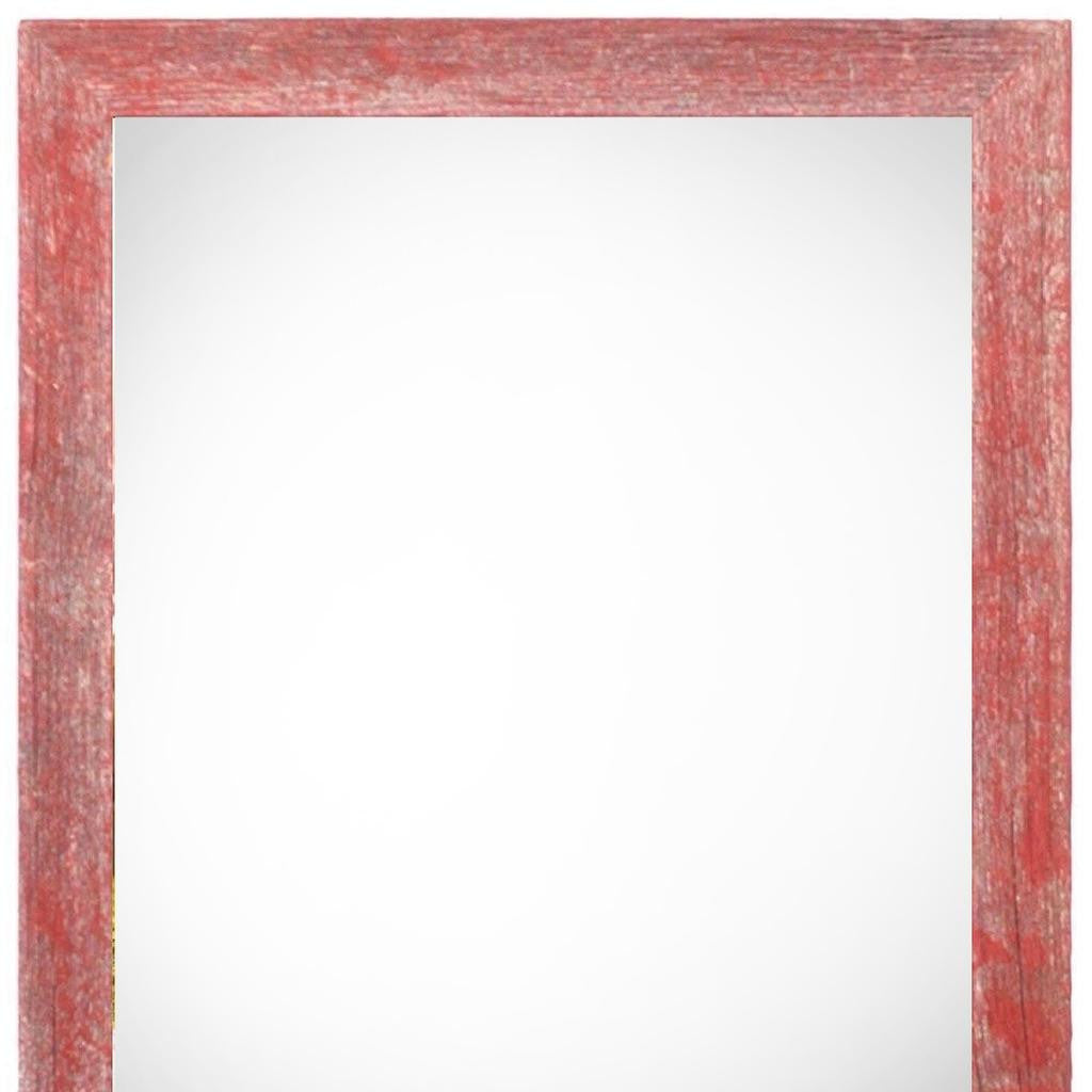 12" x 16" Red Solid Wood Hanging Picture Frame - Loft&Timber