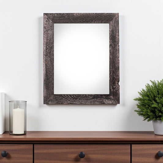 12" x 18" Black Solid Wood Hanging Picture Frame - Loft&Timber