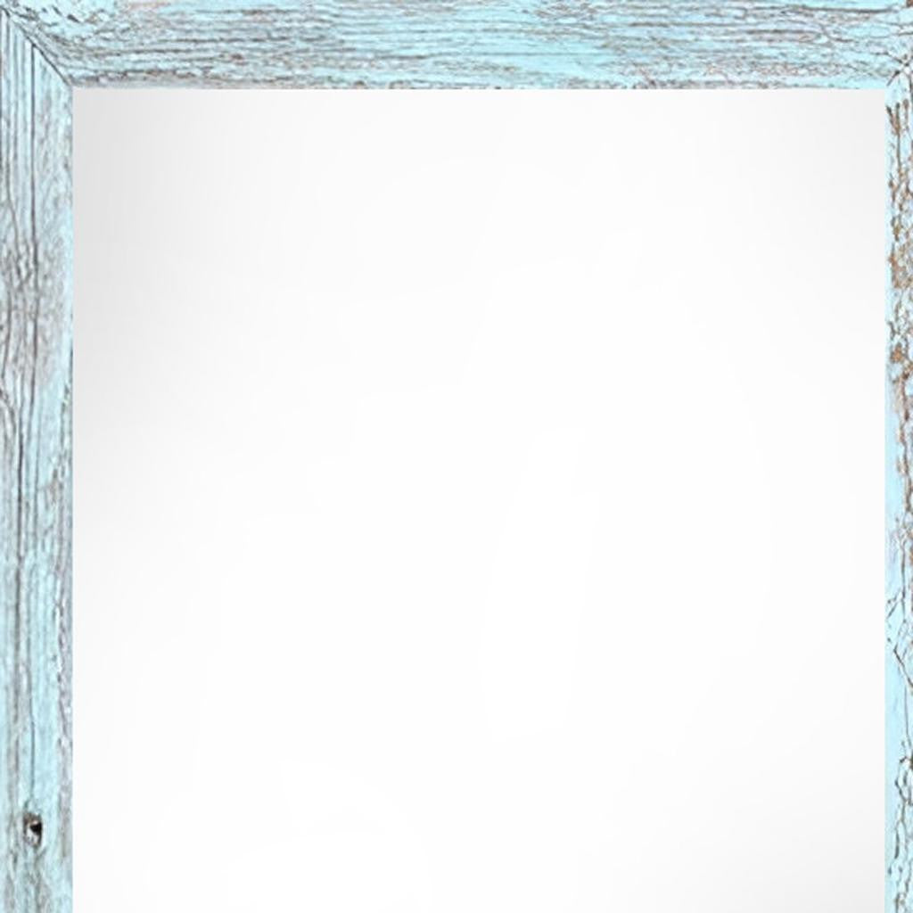 12" x 24" Blue Solid Wood Hanging Picture Frame - Loft&Timber
