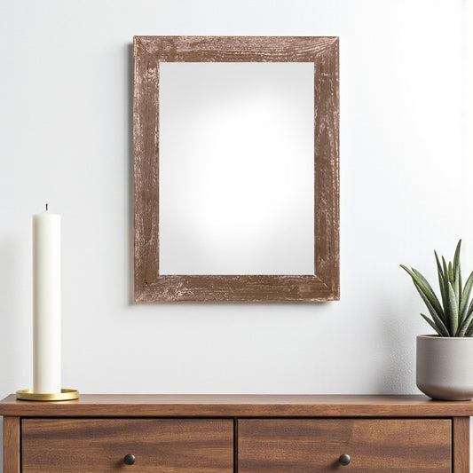 12" x 24" Espresso Solid Wood Hanging Picture Frame - Loft&Timber