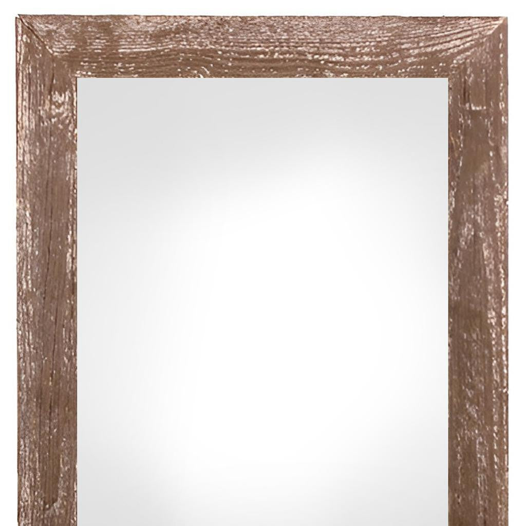 12" x 24" Espresso Solid Wood Hanging Picture Frame - Loft&Timber