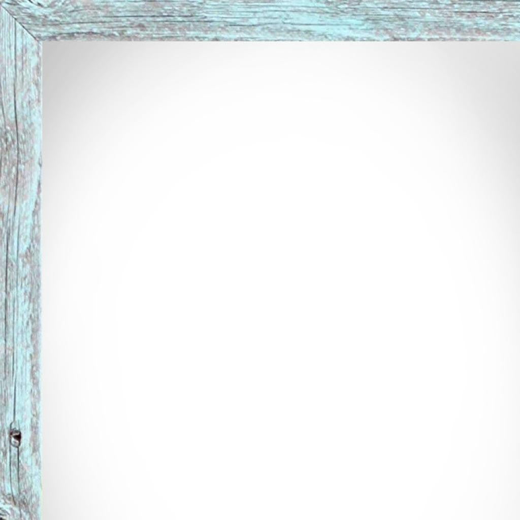 13" x 19" Blue Solid Wood Hanging Picture Frame - Loft&Timber