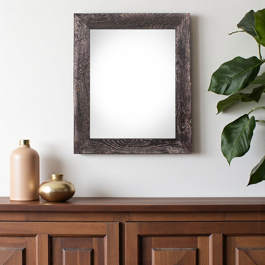 14" x 18" Black Solid Wood Hanging Picture Frame - Loft&Timber