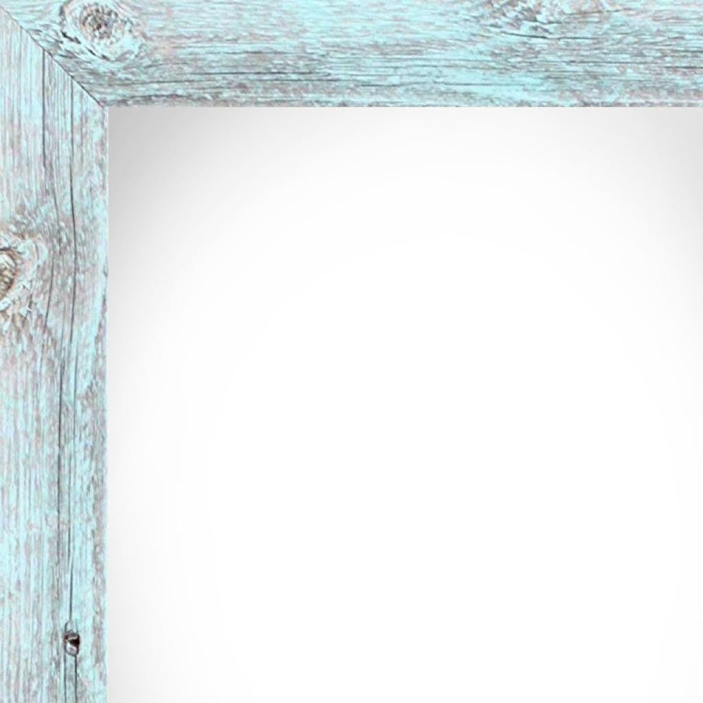 14" x 18" Blue Solid Wood Hanging Picture Frame - Loft&Timber