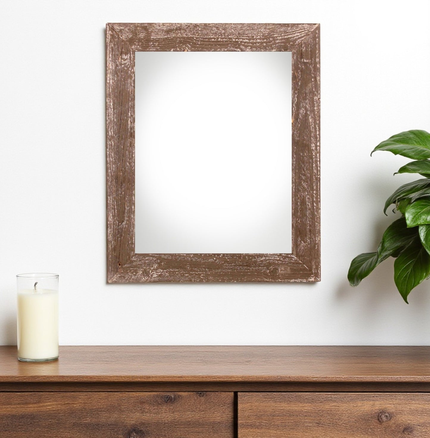 14" x 18" Espresso Solid Wood Hanging Picture Frame - Loft&Timber