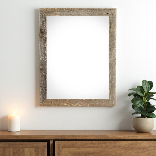 18" x 24" Gray Solid Wood Hanging Picture Frame - Loft&Timber