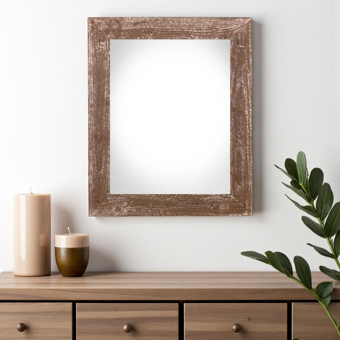 18" x 24" Espresso Solid Wood Hanging Picture Frame - Loft&Timber